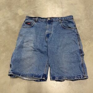 US Polo Assn Jeans Co Mens Denim Carpenter Shorts Size 33 Blue